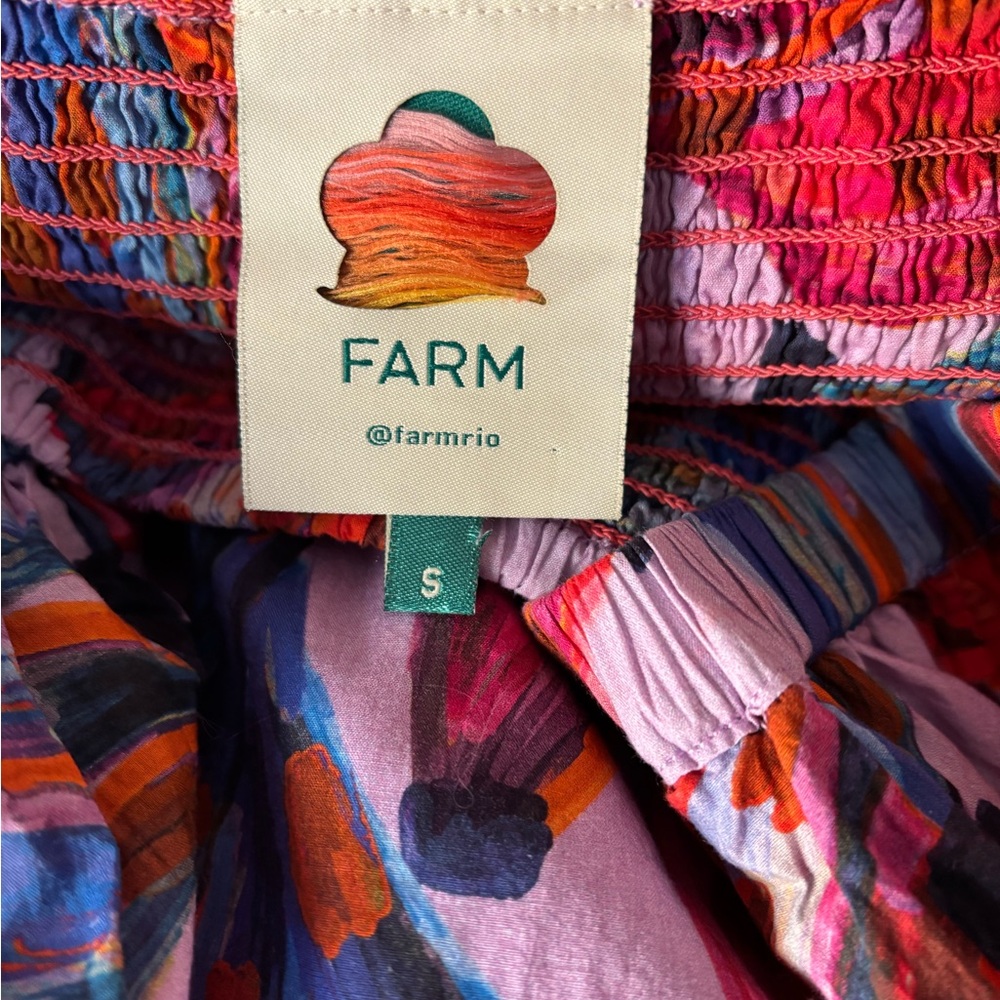 Farm Rio Stunning Tropical Banana Maxi Dress - Picture 5 of 5